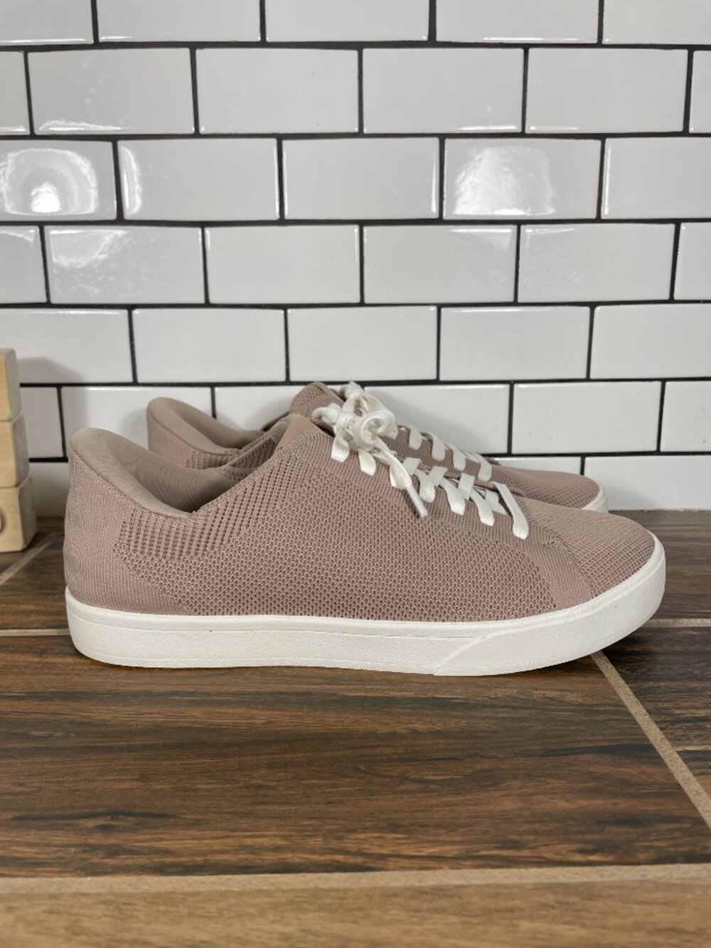 Kizik Irvine Shoes Womens Size 9.5 Wide 2E Taupe Hands Free Casual Sneakers - Picture 4 of 13